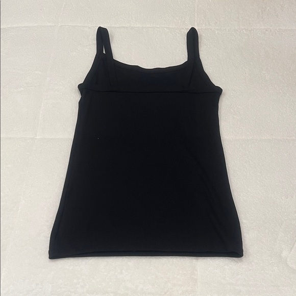 Black Ribbed Tank Top - Picture 5 of 5